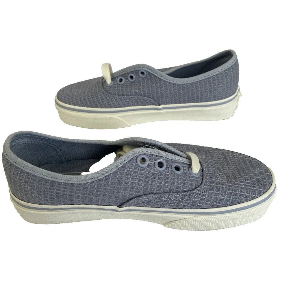 New Vans Authentic Multi Woven Zen Blue Shoes Men's Size 3.5 / Women's Size 5